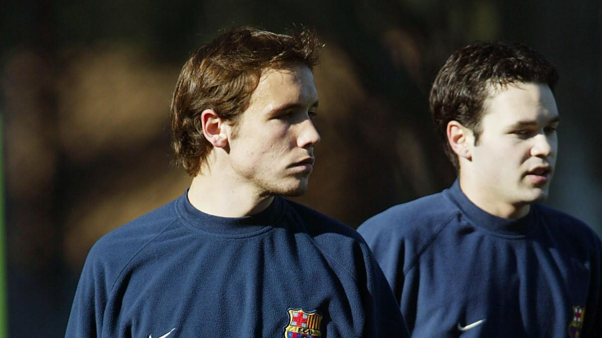 Verdú coincidió en el barça con Andrés Iniesta