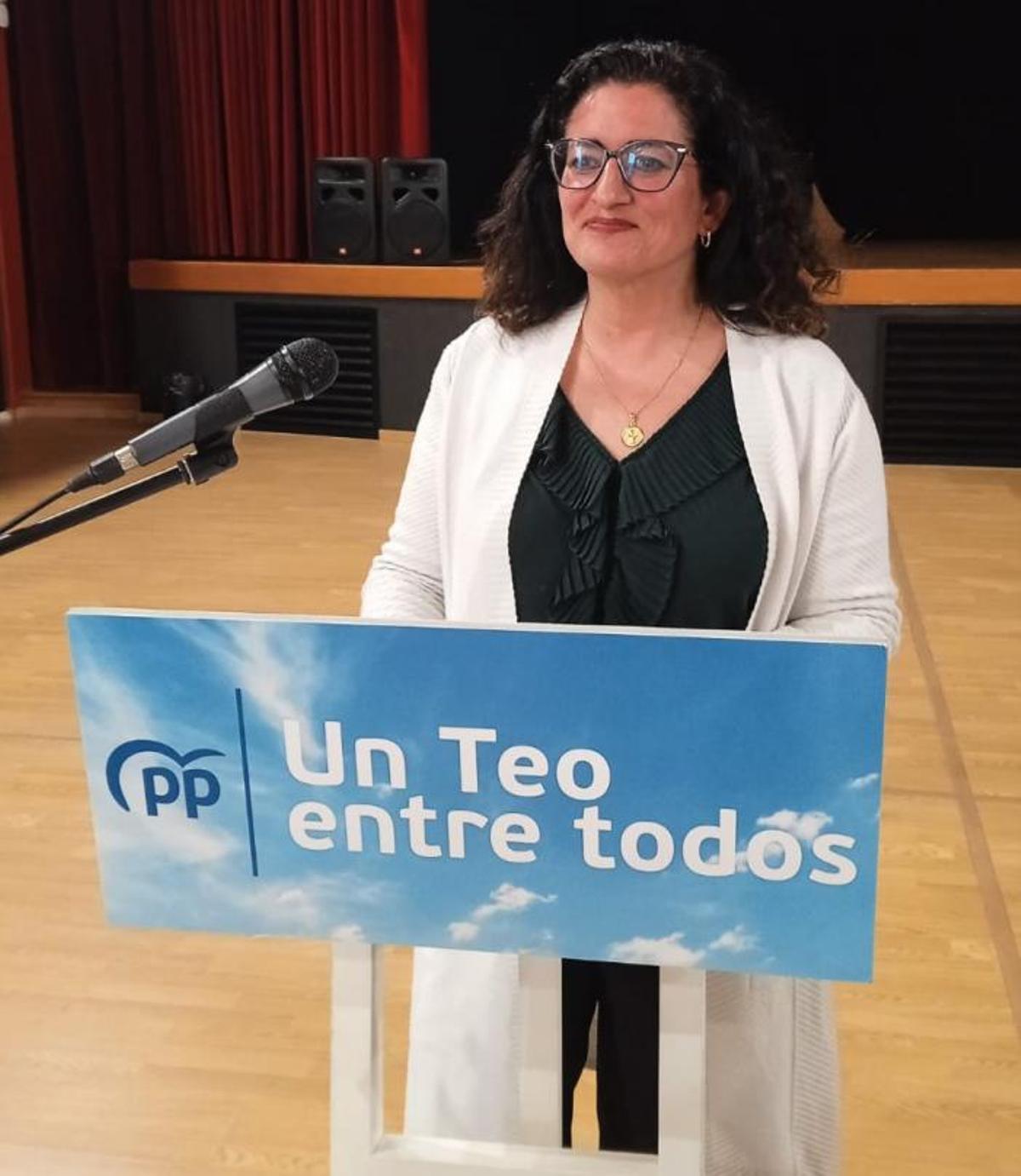 La actual alcaldesa teense, Lucía Calvo / ceDIDA