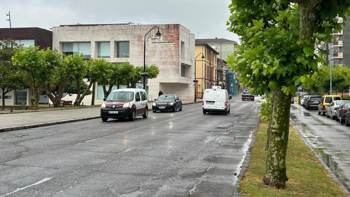 La avenida Eysines de Piedras Blancas.