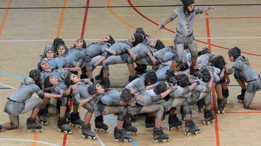 El patinatge artístic gironí no entén de vacances de Nadal