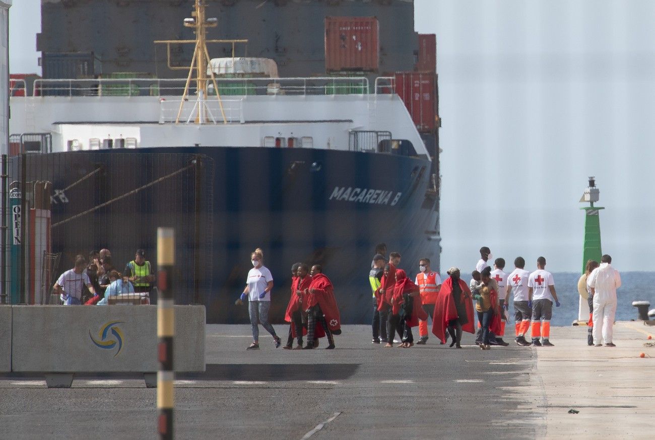 Llegada de migrantes a Fuerteventura (14/08/22)