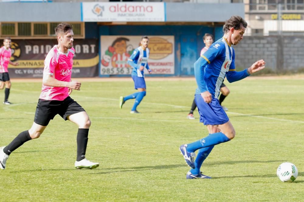 El partido entre el Real Avilés y el Tuilla, en imágenes