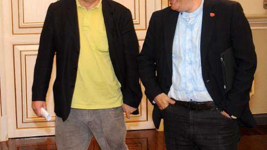 Mosquera y Crespo, ambos diputados provinciales.  // Rafa Vázquez