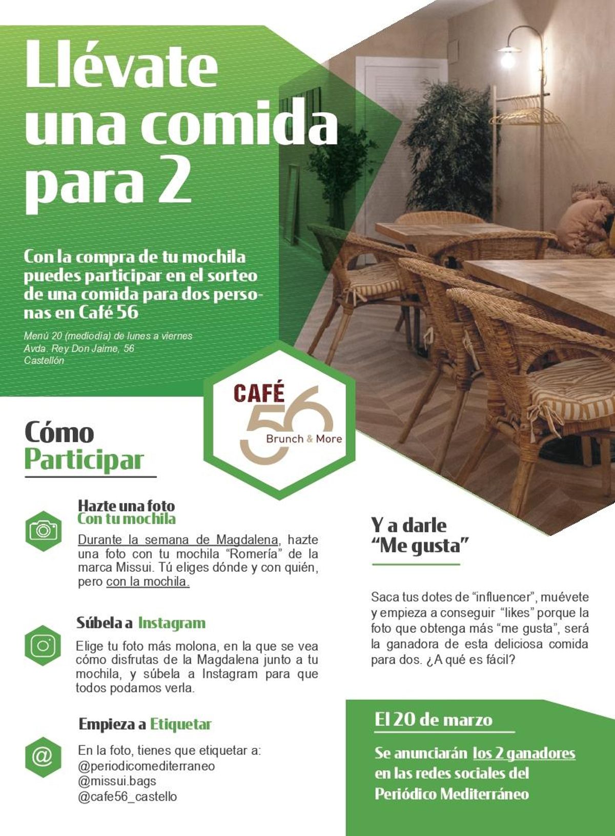 Compra la mochila y participa en el sorteo