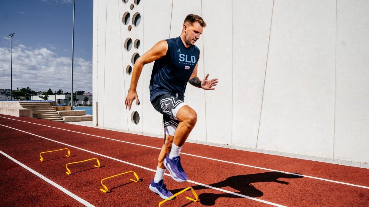 Luka Doncic, durante su preparación en verano
