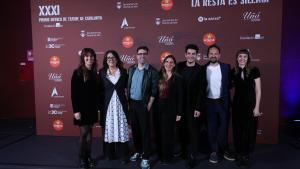 El equipo de Ànima en los Premis Butaca