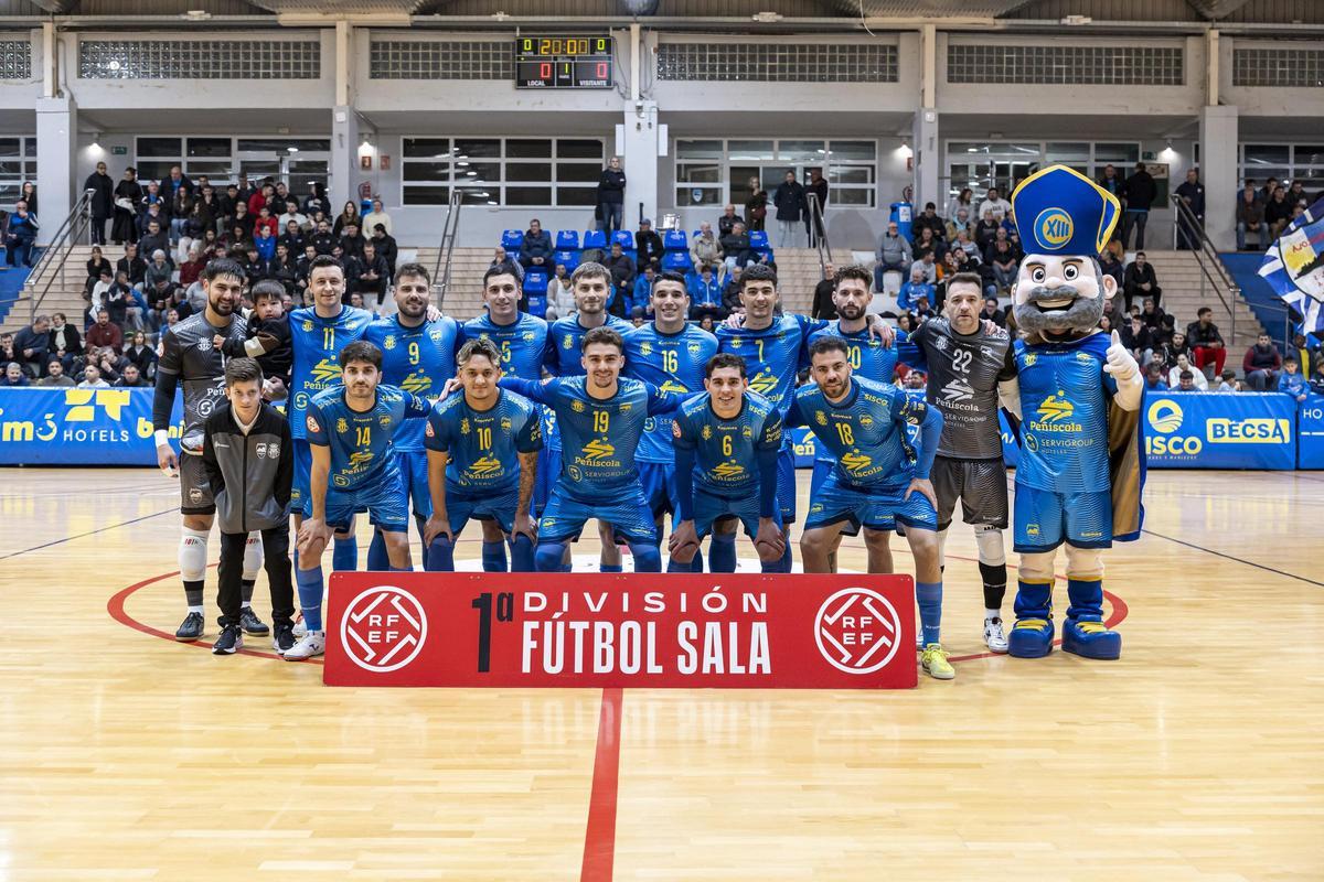 Imagen de la plantilla del Servigroup Peñíscola, en esta temporada 2025/2026.