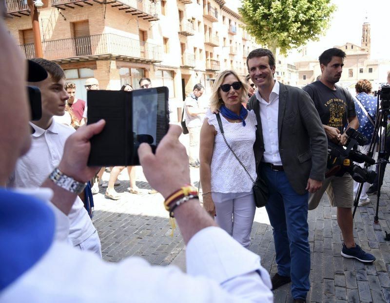 Visita de Pablo Casado a Tarazona