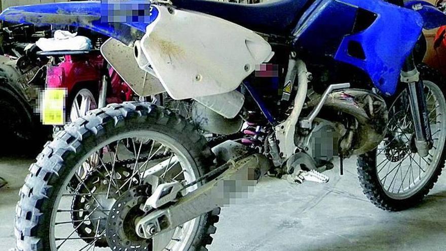 Detenido un joven por el robo de dos motocicletas y de una &#039;pitbike&#039;