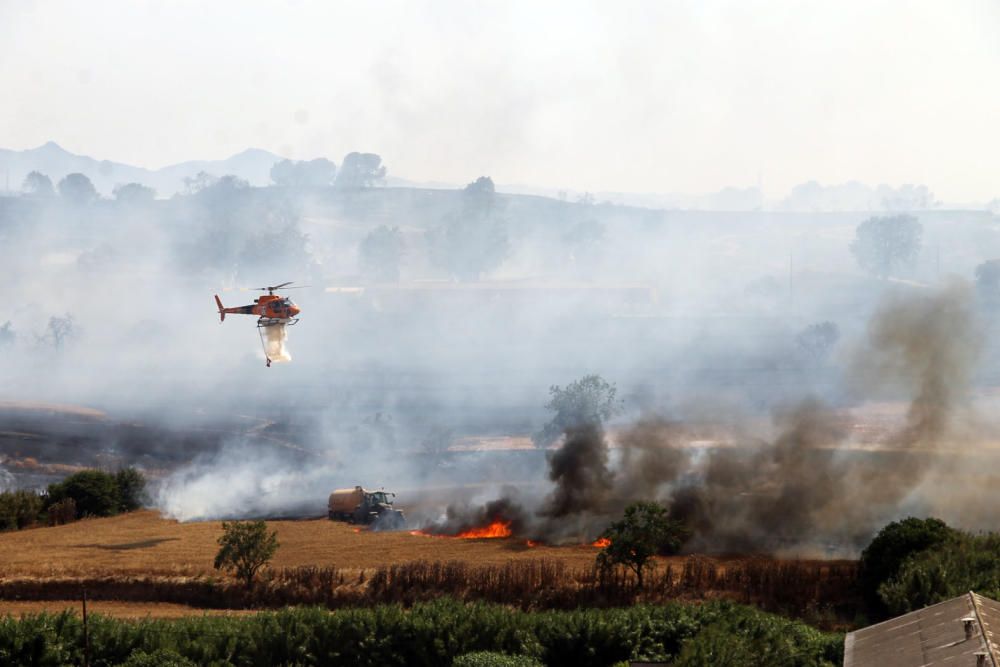 Incendi forestal a Sant Fruitós de Bages