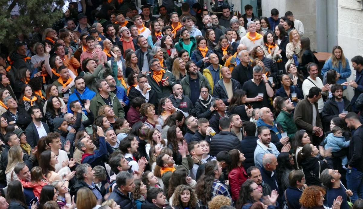 El Xupinassu de la Santa Creu de Figueres és multitudinari. | JORDI CALLOL