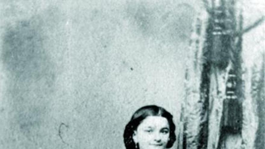 Emilia Pardo Bazán, de niña. / foto cedida por la casa-museo epb