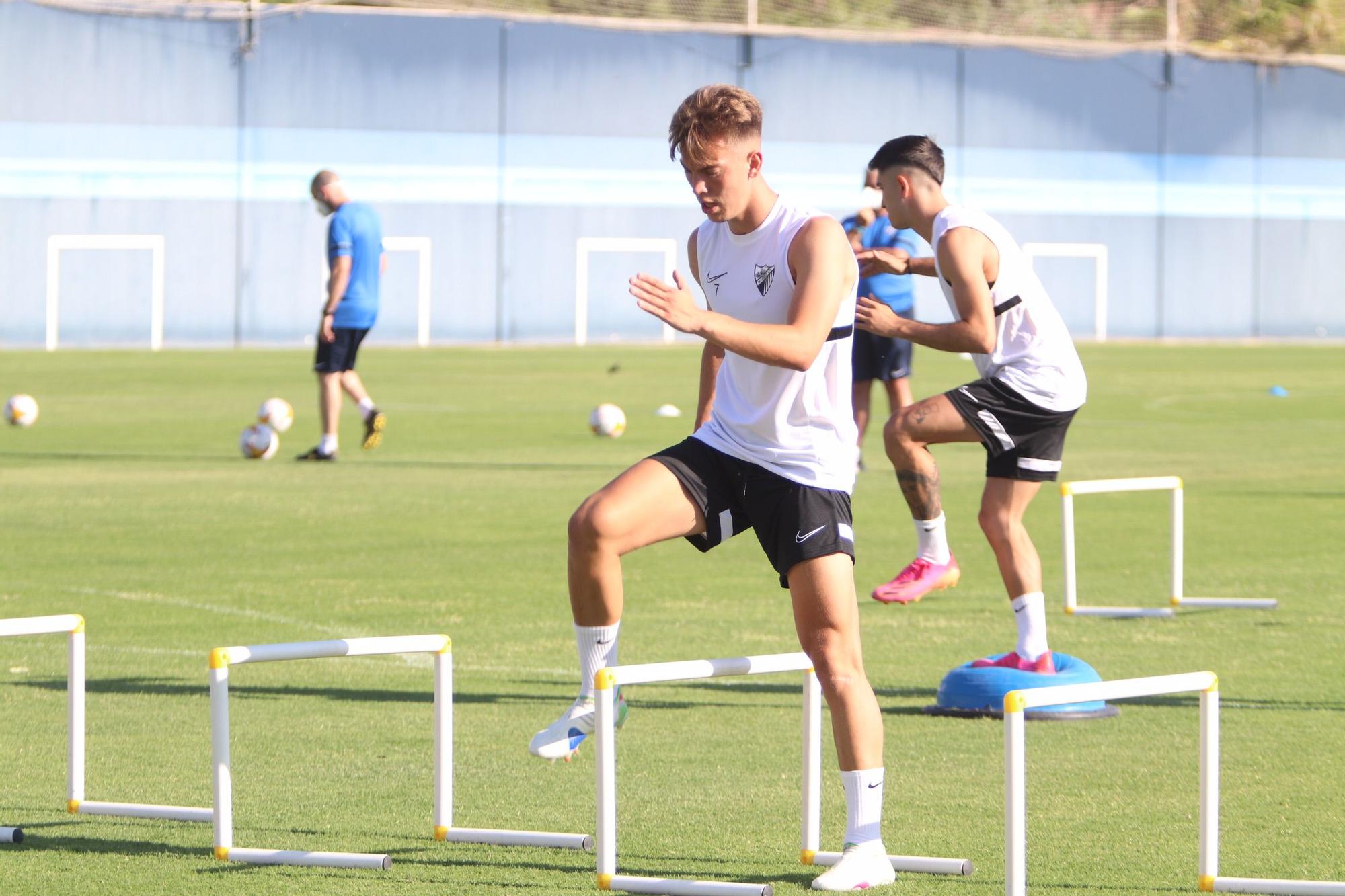 Primer entrenamiento del Málaga CF