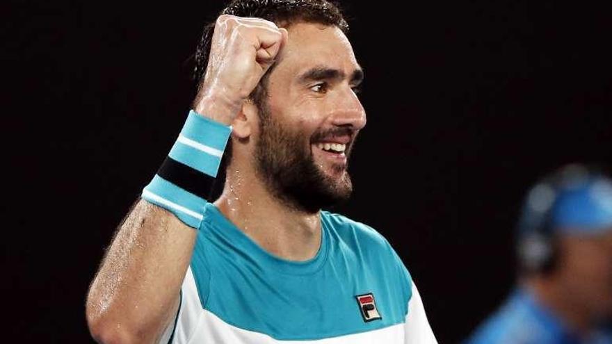 Marin Cilic, primer finalista tras ganar al británico Kyle Edmund