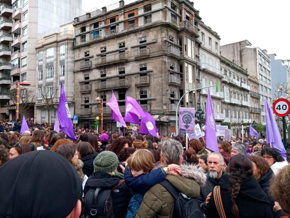 Las mujeres gallegas claman en Vigo por la igualda