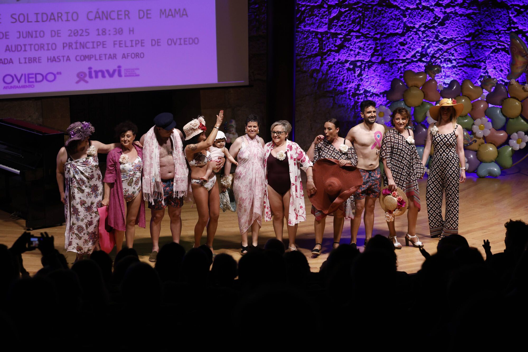 Así fue la pasarela solidaria en Oviedo para concienciar de que el cáncer de mama afecta a todos