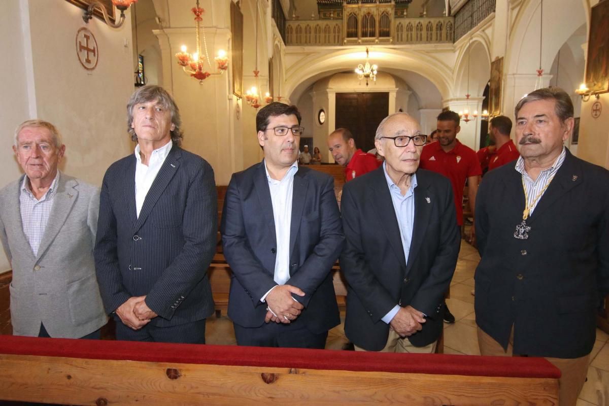 Ofrenda floral del Córdoba CF a San Rafael