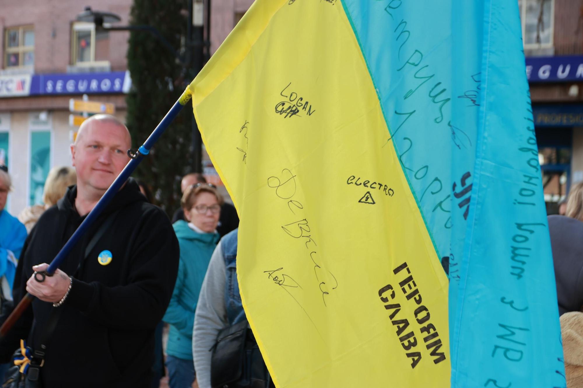 Cientos de castellonenses se manifestan por la paz en Ucrania