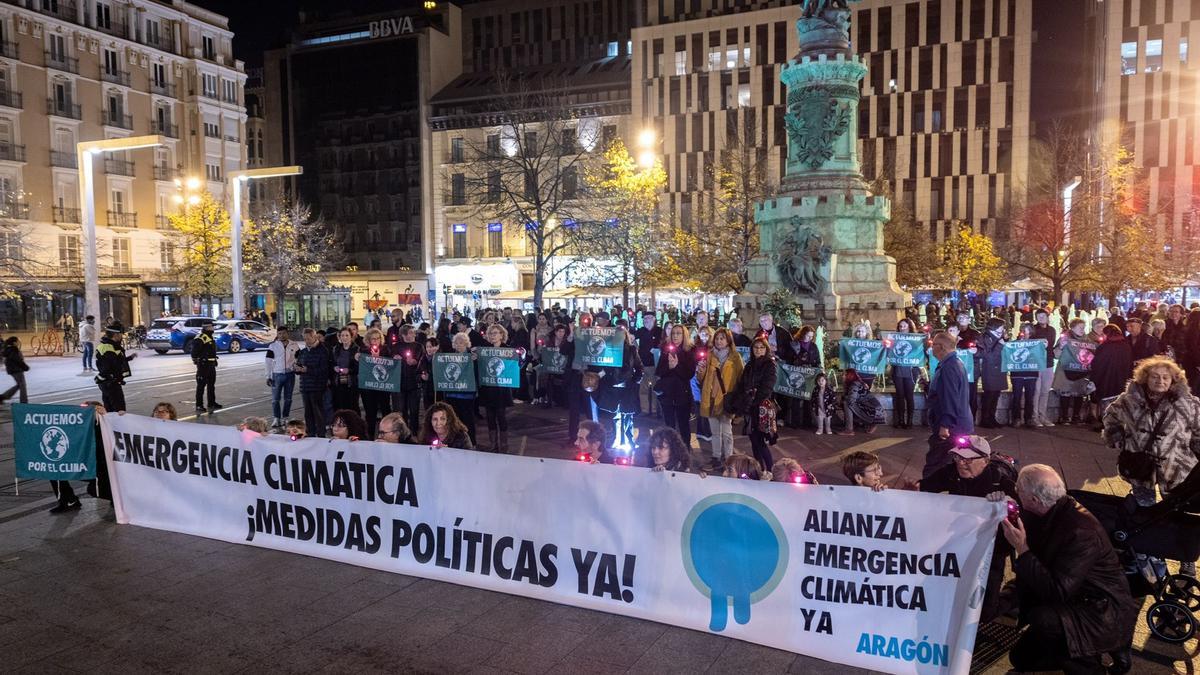 Zaragoza sale a la calle para pedir justicia climática "urgente y global"