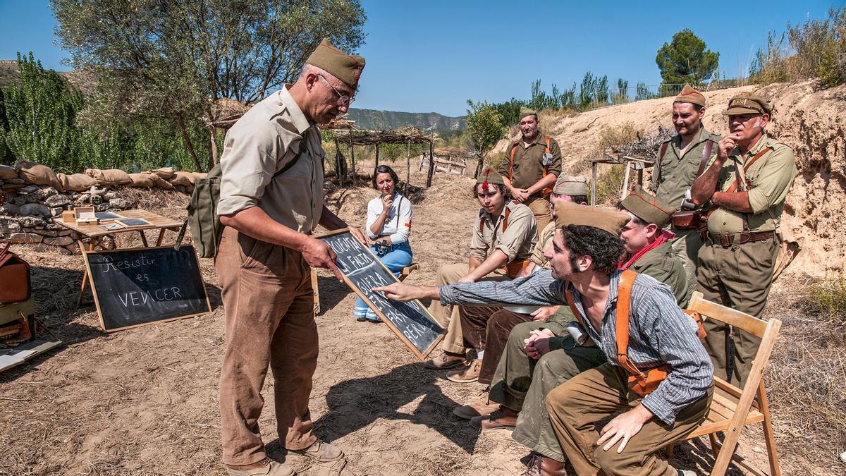 Fayón acogerá la recreación del paso del Ebro, los combates y la vida en las trincheras.