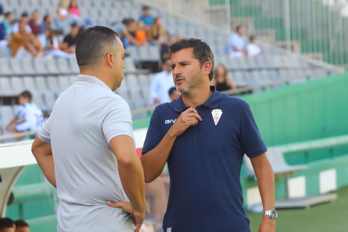 Iván Ania charla con Germán Crespo en El Arcángel.