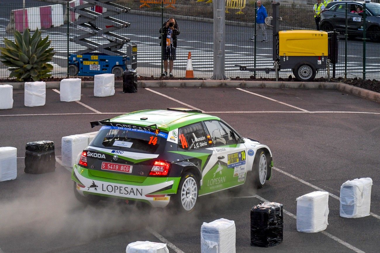 Tramo espectáculo del Rally Islas Canarias