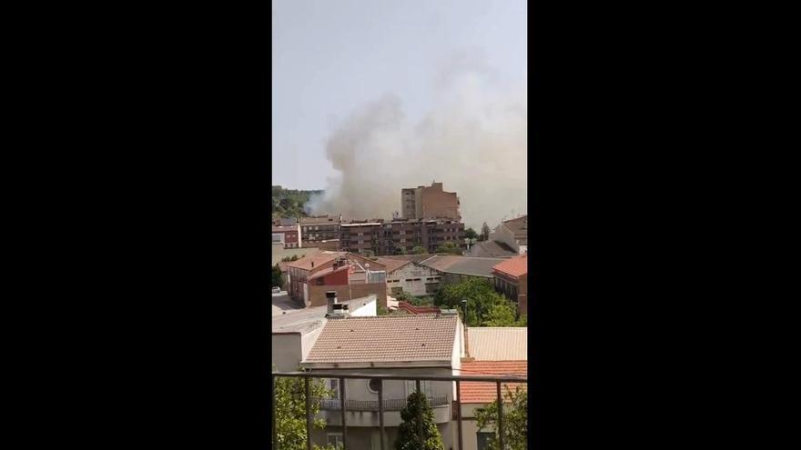 Imatges de l'incendi d'Artés