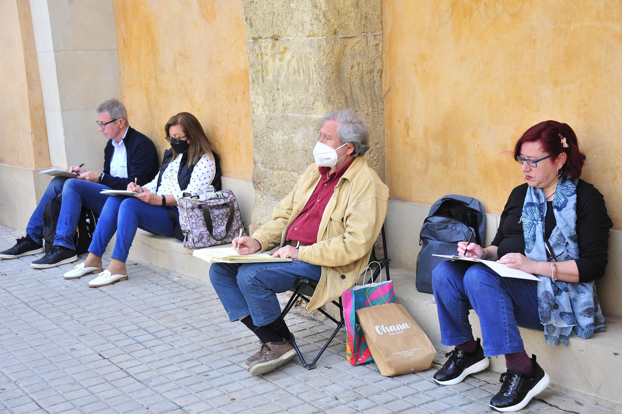 8º Encuentro de Dibujantes Urbanos en Elche, Dibujando entre Palmeras.