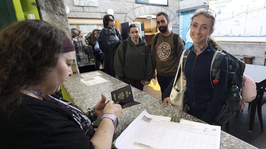 Lleno en el albergue de peregrinos de Pontevedra, que ya recibe llamadas de grupos para el verano