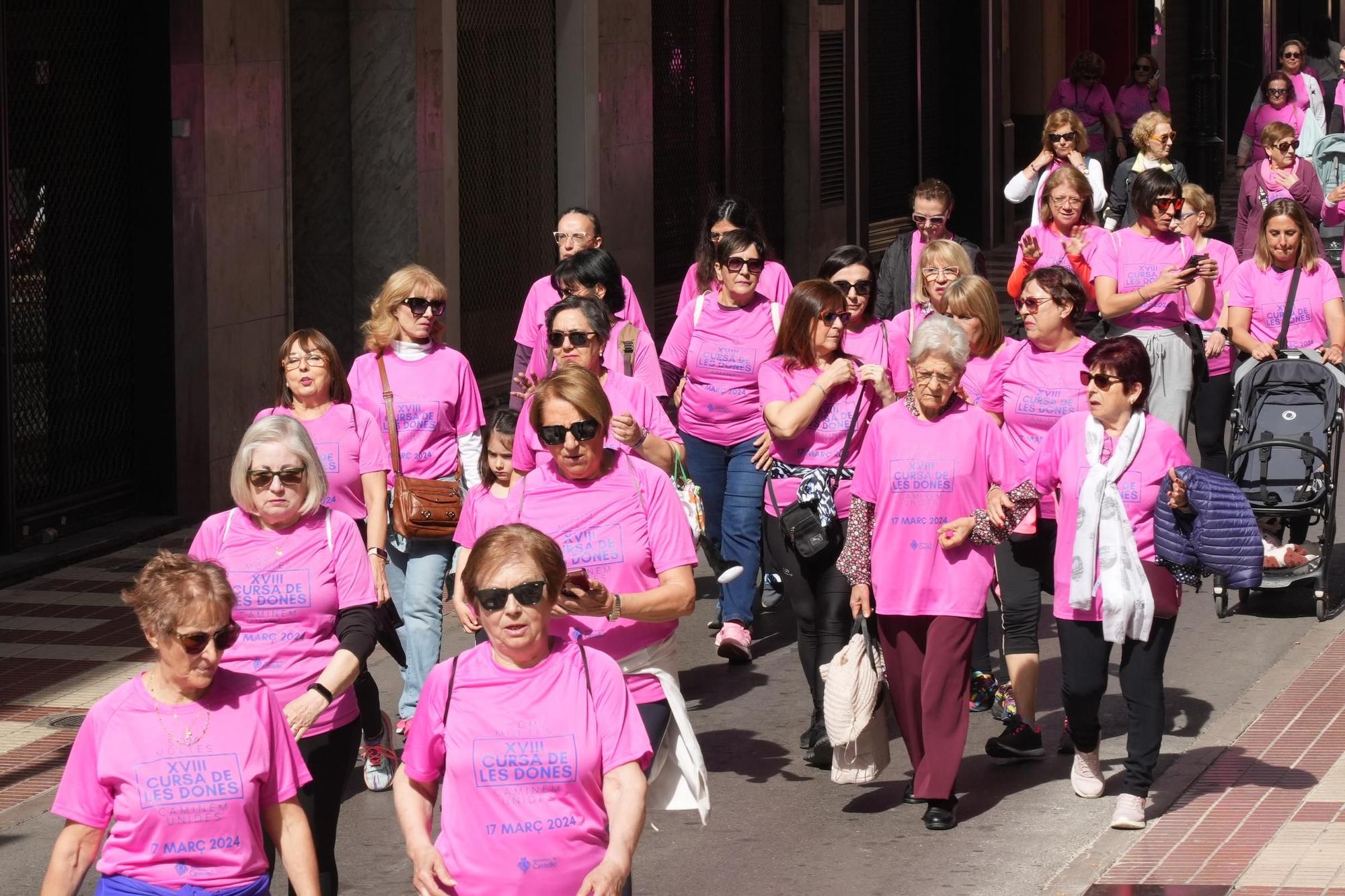 Todas las imágenes de la XVIII 'Cursa de les Dones' de Castelló