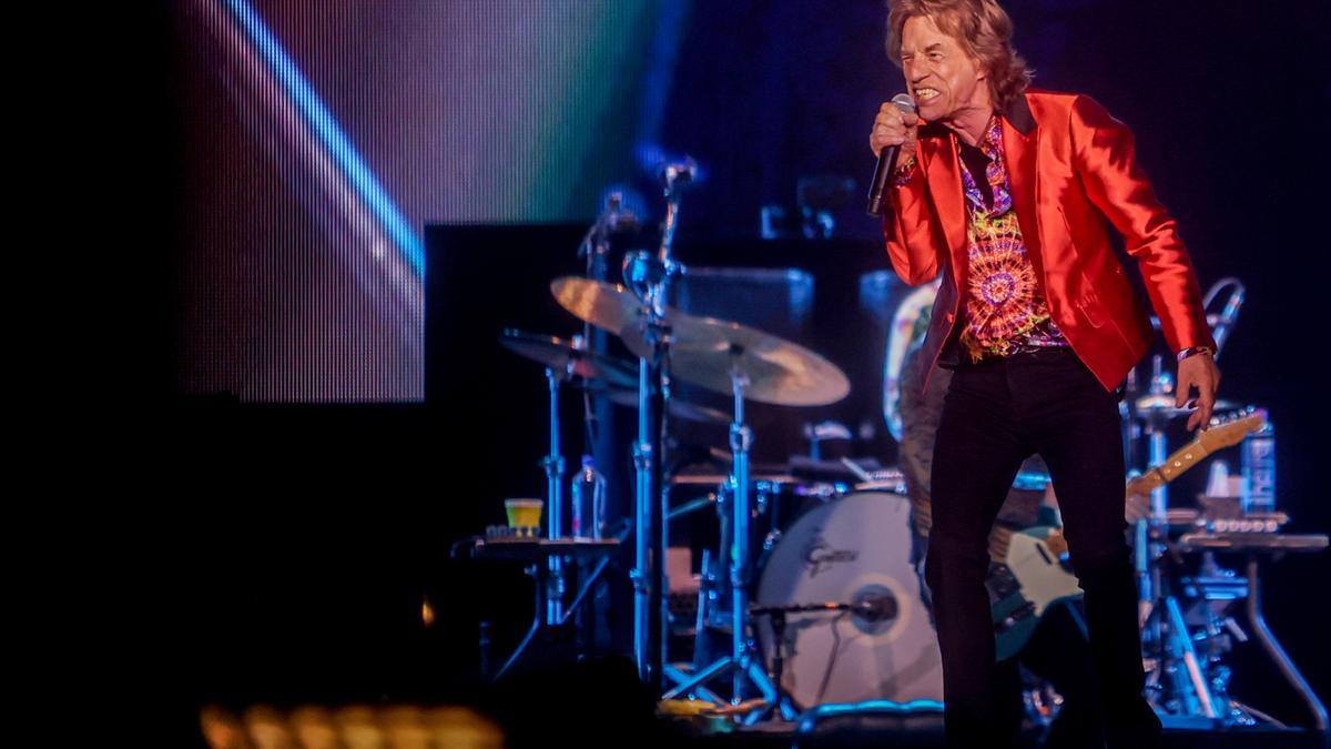Archivo - El vocalista y cofundador del grupo The Rolling Stones, Mick Jagger, en un concierto en el Wanda Metropolitano, a 1 de junio de 2022, en Madrid (España)