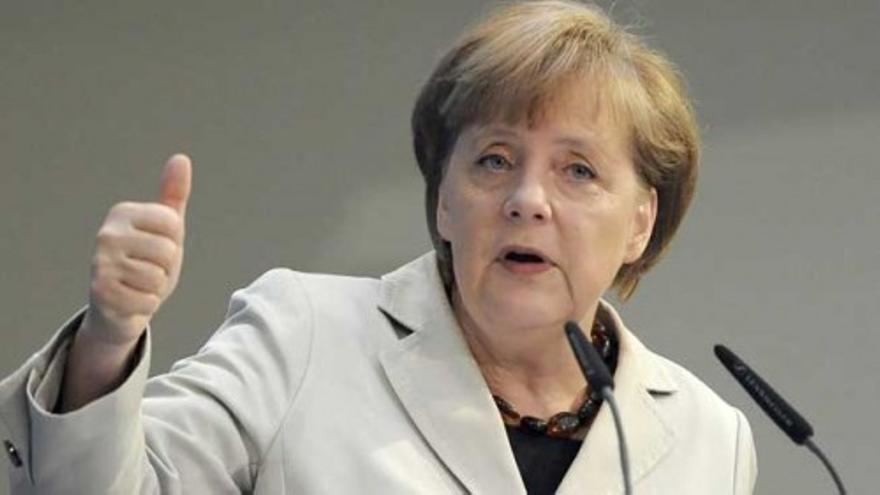 Merkel pide transparencia sobre el mercado bancario español