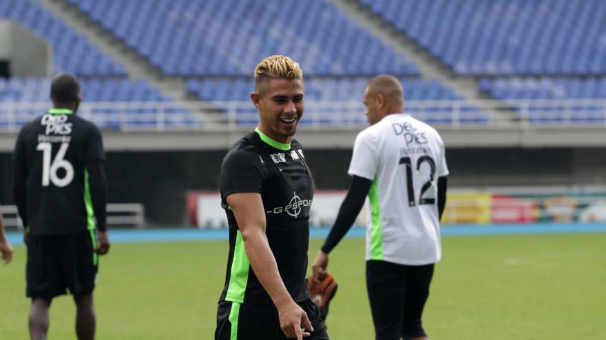 Juan Sebastián Quintero, en un entrenamiento.