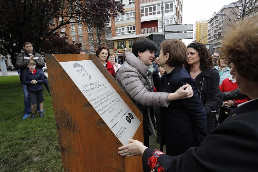 Inauguración del parque José Antonio Roncero en Gijón