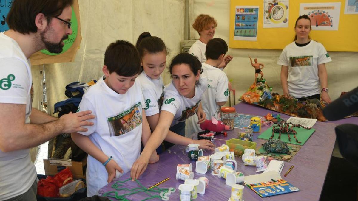 Día de la Ciencia en la Calle, en A Coruña en la edición de 2018