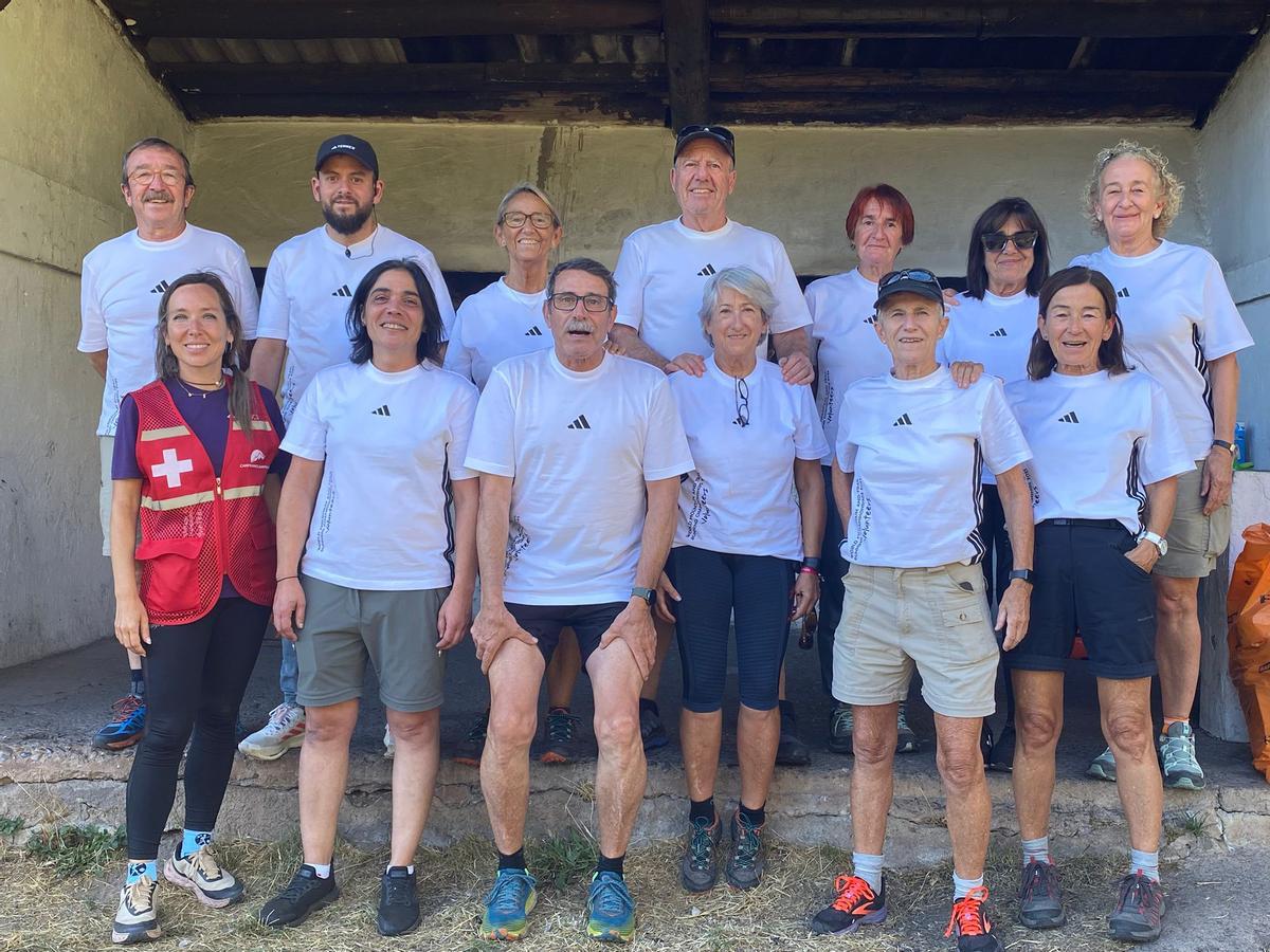 Basi Izuel, con sus amigos, no se han querido perder el Mundial.