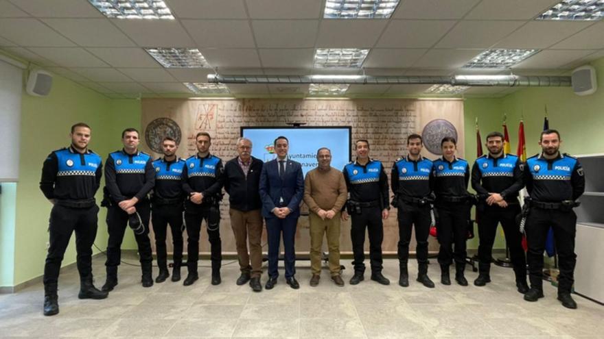 Ocho nuevos policías locales se incorporan de forma oficial a la plantilla de Benavente