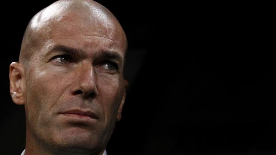 Zidane durante el partido ante el Legia.