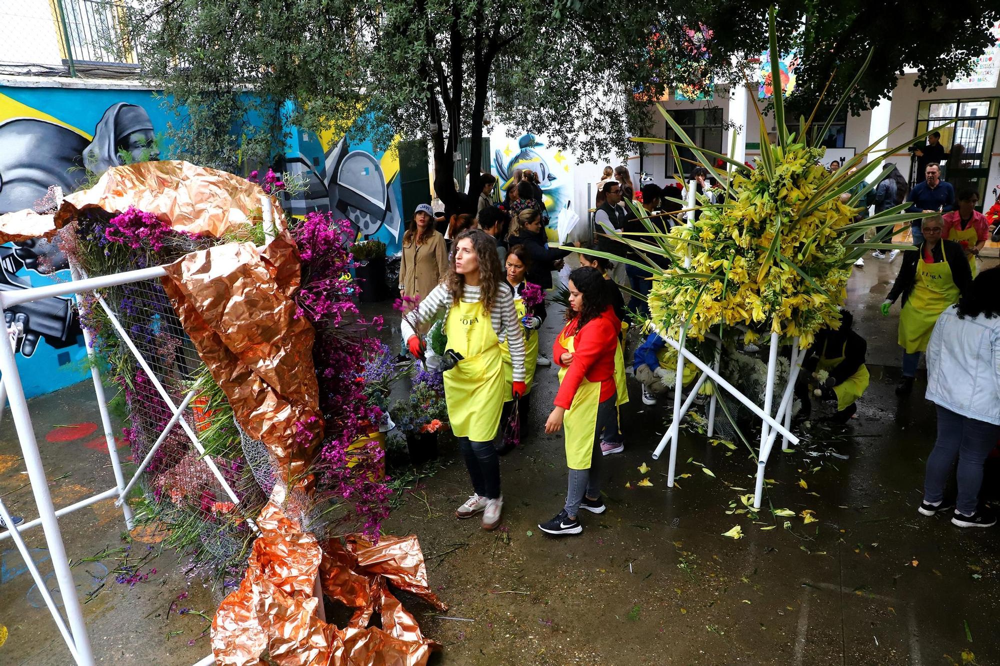 La guerrilla floral, en imágenes