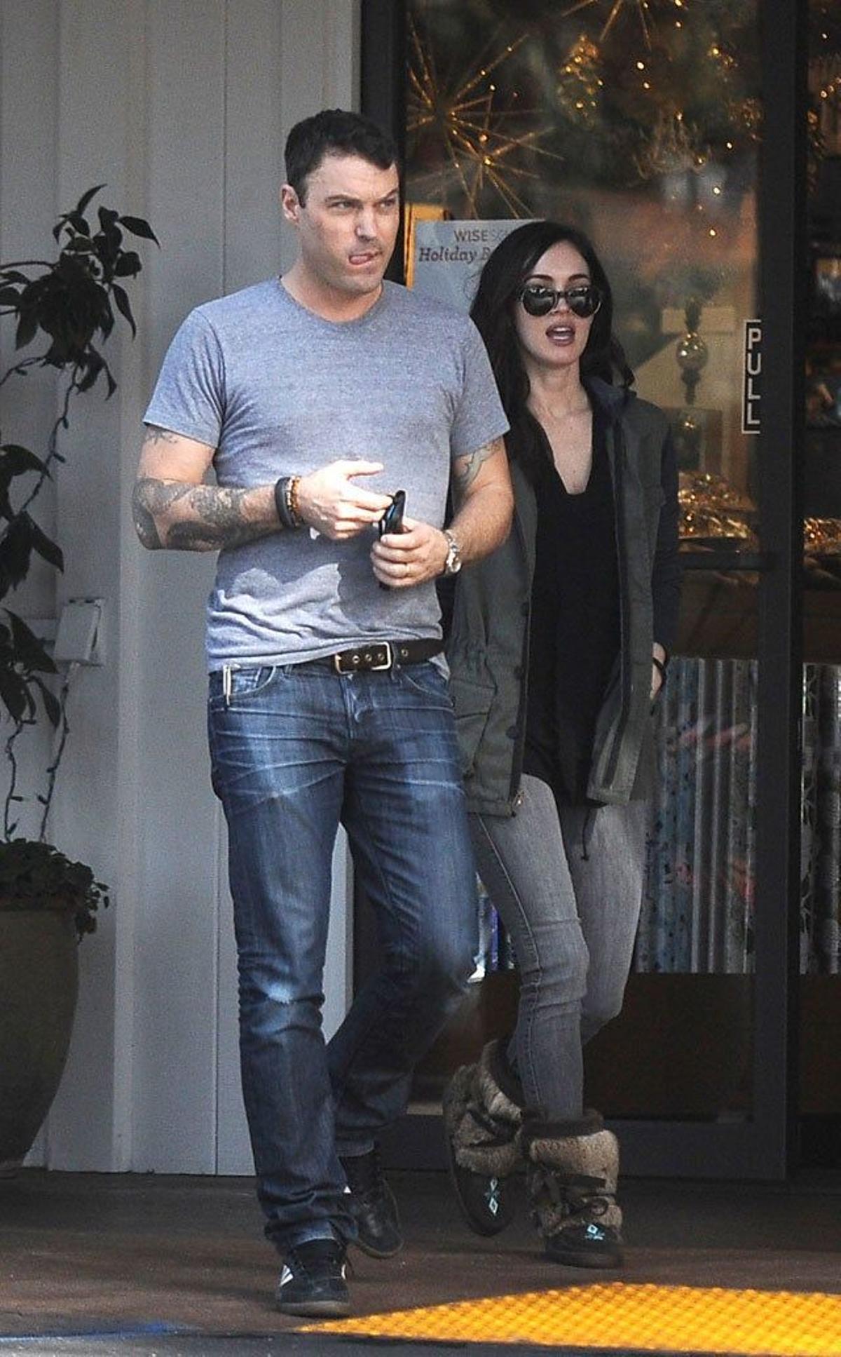 Brian Austin Green y Megan Fox juntos a por un café