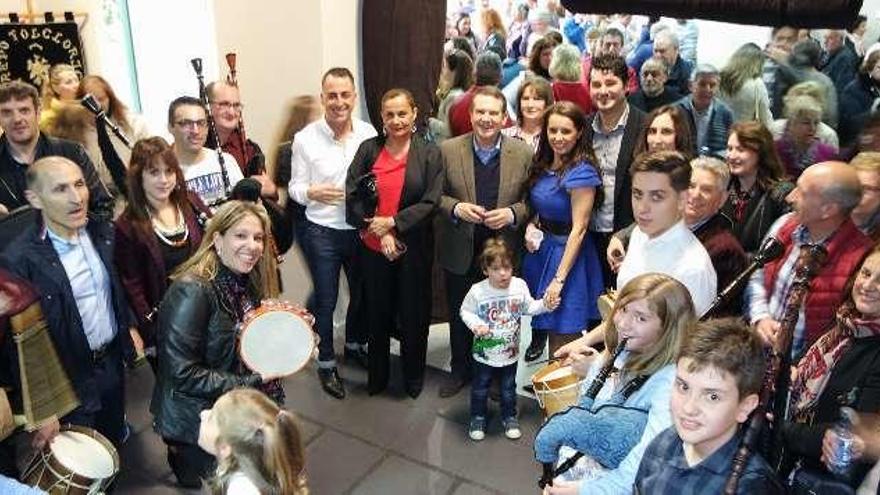 Caballero y Silva participaron en la inauguración de la sede.