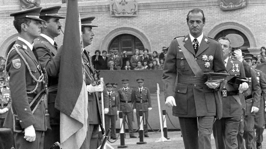 Juan Carlos I, en la Academia General Militar de Zaragoza cinco días después del 23F: "Me temblaban las piernas"