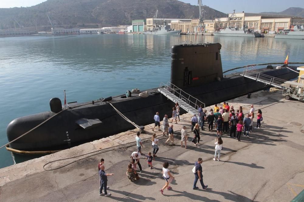 Jornada de puertas abiertas en el Arsenal de Cartagena