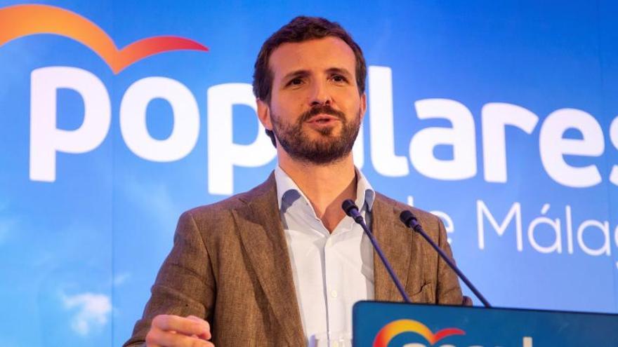 Pablo Casado, en un acto del partido.