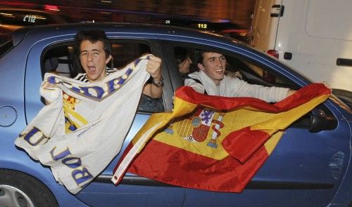 CELEBRACIÓN AFICIONADOS REAL MADRID