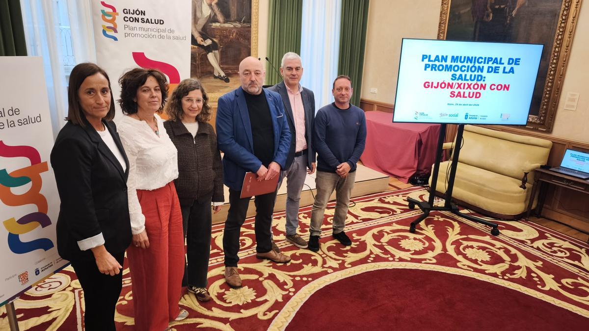 Presentación del cronograma del Plan Municipal de la Promoción de la Salud de Gijón.