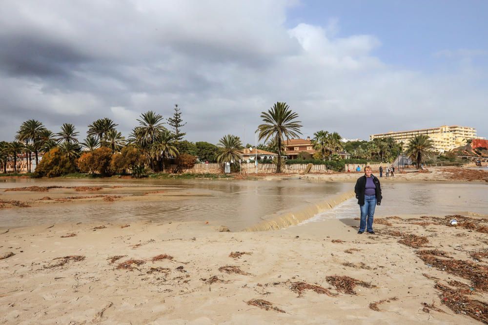 El Ayuntamiento de Orihuela ha valorado en más de medio millón de euros los destrozos provocados por la Borrasca Gloria en su litoral