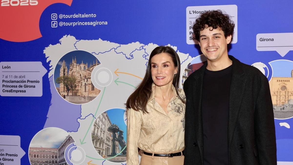 La reina Letizia y Manuel Bouzas