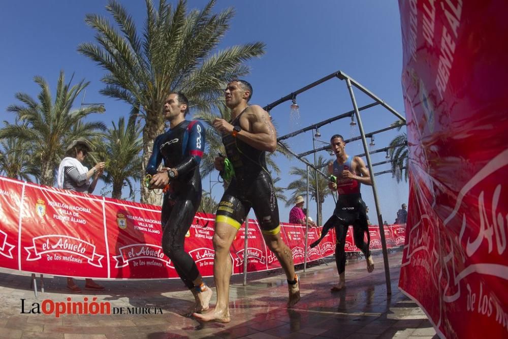 Salida del Triatlón Villa de Fuente Álamo