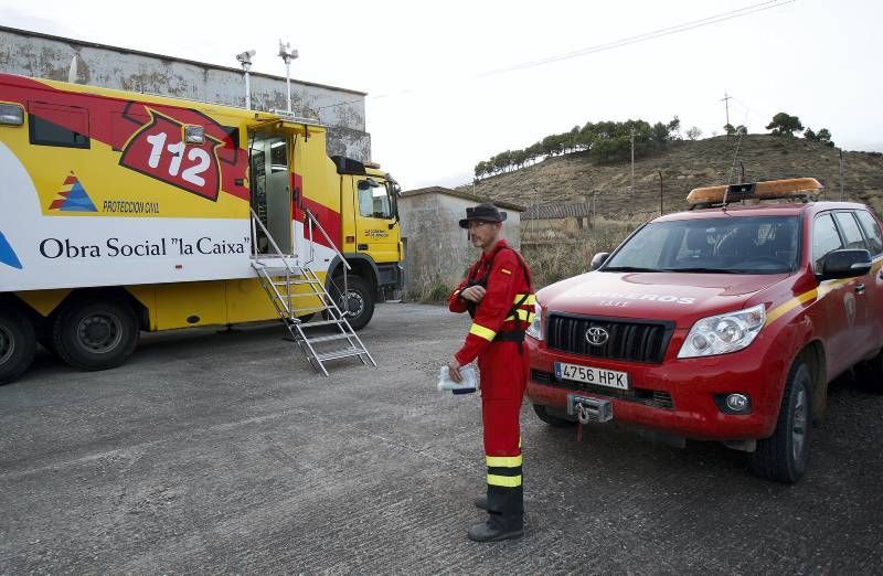 Fotogalería del incendio en el término de Luna en las Cinco Villas